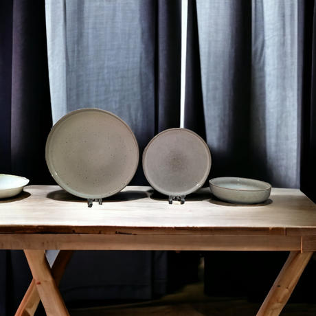 DINNERWARE SET STEPP | GREY | CERAMIC | 3PCS. (STEPP)