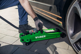 LOW-PROFILE HYDRAULIC TROLLEY JACK WÜBER W22002 | 80-375 MM | 2.5 T | CASE (W22002)