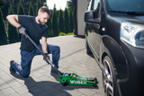 LOW PROFILE HYDRAULIC JACK WITH WHEELS WÜBER W22003 | DOUBLE PISTON | 65-500 MM | 3 T (W22003)