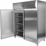 INDUSTRIAL REFRIGERATOR STAINLESS STEEL | 1200L | 400W | 2 DOORS | 1340*810*2010 (YG-05220)