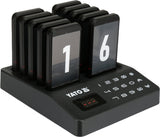 WIRELESS CUSTOMER CALLING SYSTEM FOR ORDER COLLECTION | 1+10 PAGERS (YG-12201)