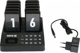 WIRELESS CUSTOMER CALLING SYSTEM FOR ORDER COLLECTION | 1+10 PAGERS (YG-12201)