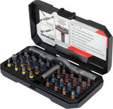 RATCHET SCREWDRIVER WITH BITS | 32 PCS | S2 STEEL (YT-04619)