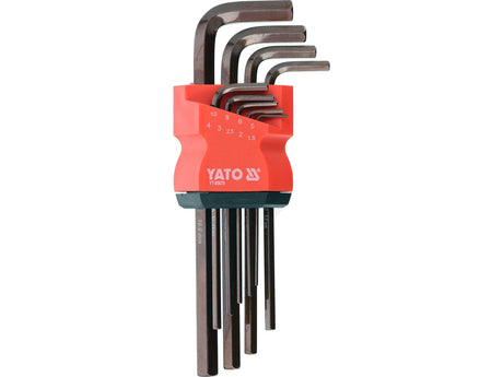 LONG HEX KEY SET | S2 | 1.5-10 MM | 9 PCS (YT-05670)