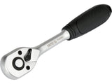 RATCHET FOR SOCKETS 1/4" | 150 MM | 72 TEETH | 5° TRAVEL (YT-07210)