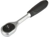 RATCHET FOR SOCKETS 1/4" | 150 MM | 72 TEETH | 5° TRAVEL (YT-07210)