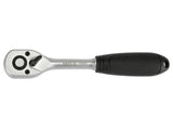 RATCHET FOR SOCKETS 1/4" | 150 MM | 72 TEETH | 5° TRAVEL (YT-07210)