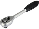 RATCHET FOR SOCKETS 1/2" | 260 MM | 72 TEETH | 5° STROKE (YT-07212)