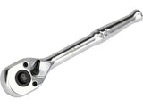 RATCHET FOR SOCKETS CHROME-PLATED | 1/4" | 150 MM | 90 TEETH (YT-07220)