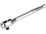 RATCHET FOR SOCKETS CHROME-PLATED | 1/4" | 150 MM | 90 TEETH (YT-07220)