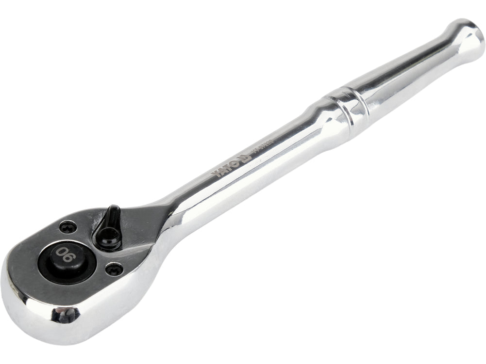 RATCHET FOR SOCKETS CHROME-PLATED | 1/4" | 150 MM | 90 TEETH (YT-07220)