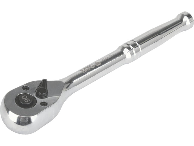 RATCHET FOR SOCKETS CHROME-PLATED | 3/8" | 200 MM | 90 TEETH (YT-07221)