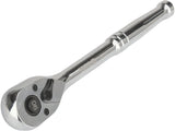 RATCHET FOR SOCKETS CHROME-PLATED | 3/8" | 200 MM | 90 TEETH (YT-07221)