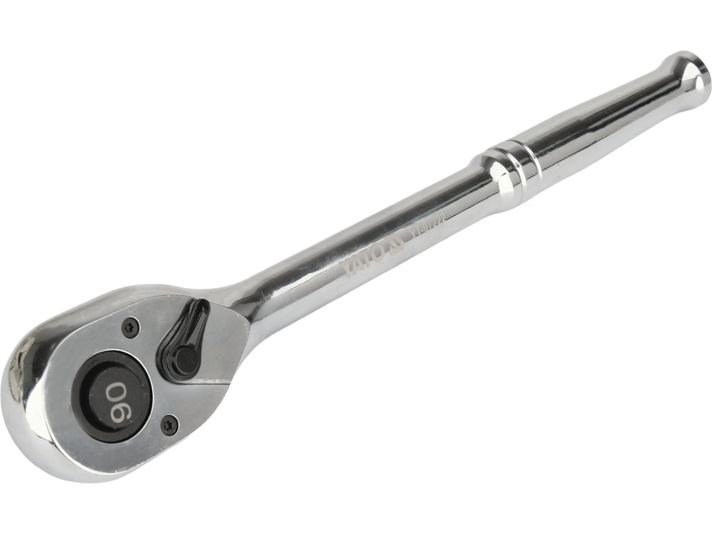 RATCHET FOR SOCKETS, CHROME-PLATED | 1/2" | 250 MM | 90 TEETH (YT-07222)