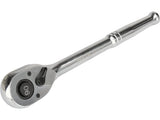 RATCHET FOR SOCKETS, CHROME-PLATED | 1/2" | 250 MM | 90 TEETH (YT-07222)