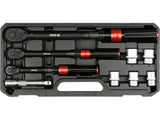 TORQUE WRENCH SET 1/4", 3/8", 1/2" AND SOCKETS 17-24 MM | 9 PCS (YT-07716)