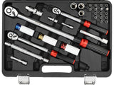 TORQUE WRENCH SET 1/4", 3/8", 1/2" WITH ACCESSORIES | 32 PCS (YT-07717)
