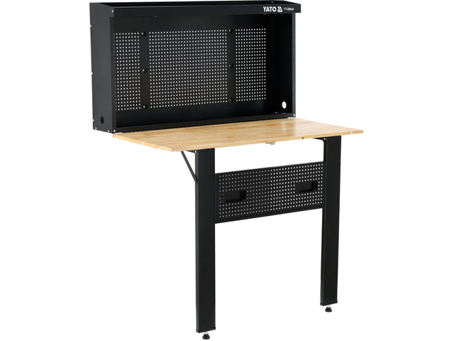 FOLDING WORKBENCH WITH PERFORATED TOOL BOARD | ADJ. HEIGHT (YT-08944)