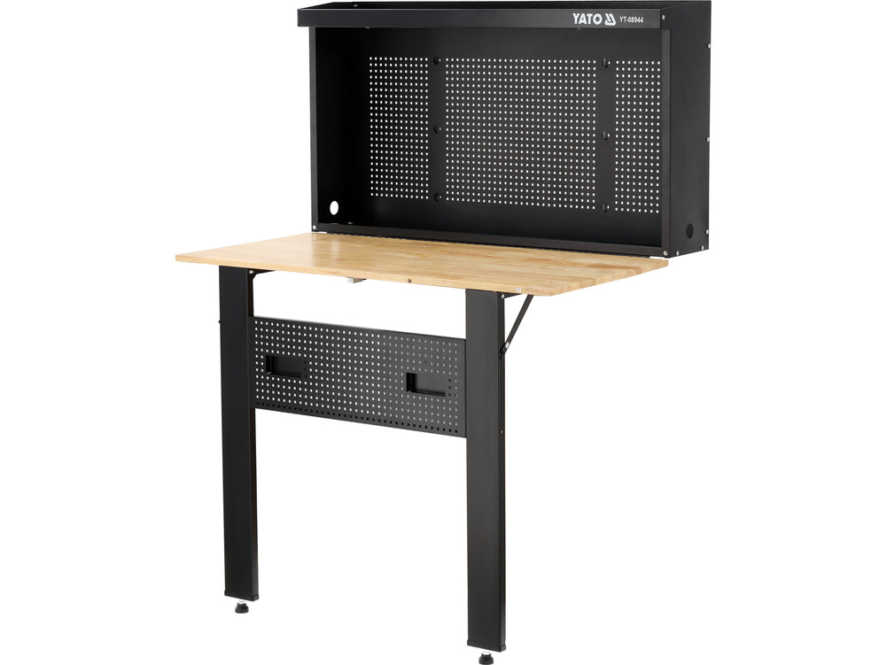 FOLDING WORKBENCH WITH PERFORATED TOOL BOARD | ADJ. HEIGHT (YT-08944)