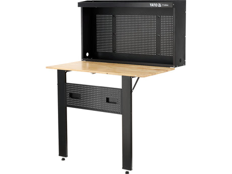 FOLDING WORKBENCH WITH PERFORATED TOOL BOARD | ADJ. HEIGHT (YT-08944)