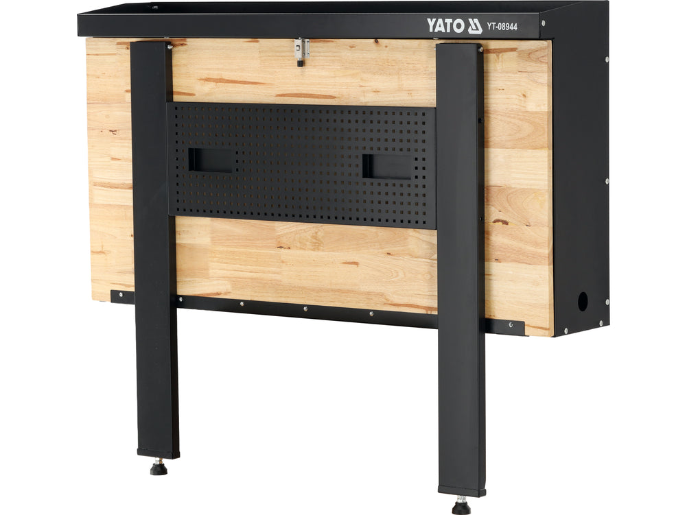 FOLDING WORKBENCH WITH PERFORATED TOOL BOARD | ADJ. HEIGHT (YT-08944)