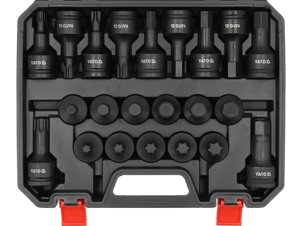 IMPACT BIT SET | 3/4 | H14-H24 / T60-T100 | 22 PCS (YT-10656)