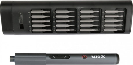 PRECISION CORDLESS SCREWDRIVER FOR ELECTRONICS | 3,7 V | 21 PCS (YT-25765)