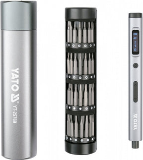 PRECISION CORDLESS SCREWDRIVER FOR ELECTRONICS WITH BITS | 3.7 V | 61 PCS. (YT-25769)