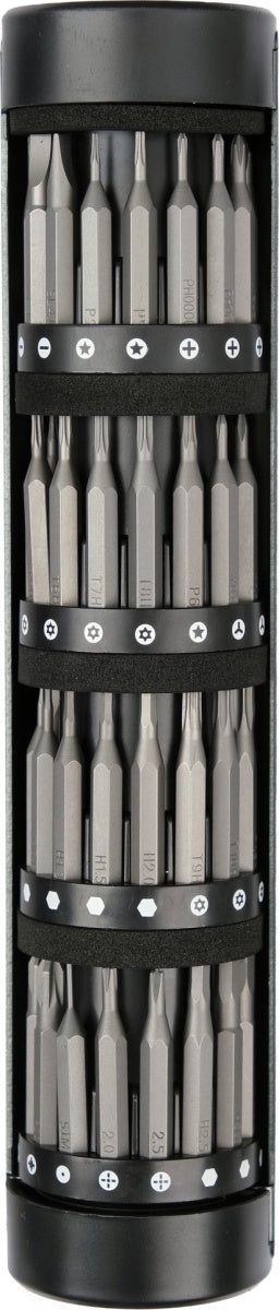 PRECISION CORDLESS SCREWDRIVER FOR ELECTRONICS WITH BITS | 3.7 V | 61 PCS. (YT-25769)