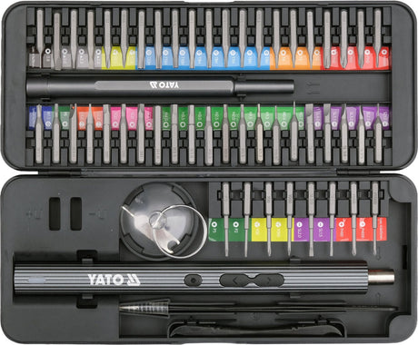 PRECISION CORDLESS SCREWDRIVER FOR ELECTRONICS WITH BITS | 3.7 V | 56 PCS (YT-25770)