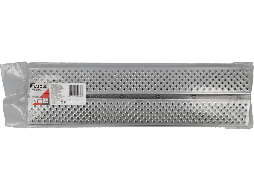 REPLACEABLE FACADE RASP BLADES FOR EPS FOAM 3 PCS | 50 MM × 400 MM | 2.1 MM TEETH (YT-52204)
