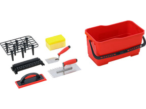 TILE LAYING AND GROUTING TOOL SET WITH 22 L BUCKET | 7 PCS. (YT-54755)