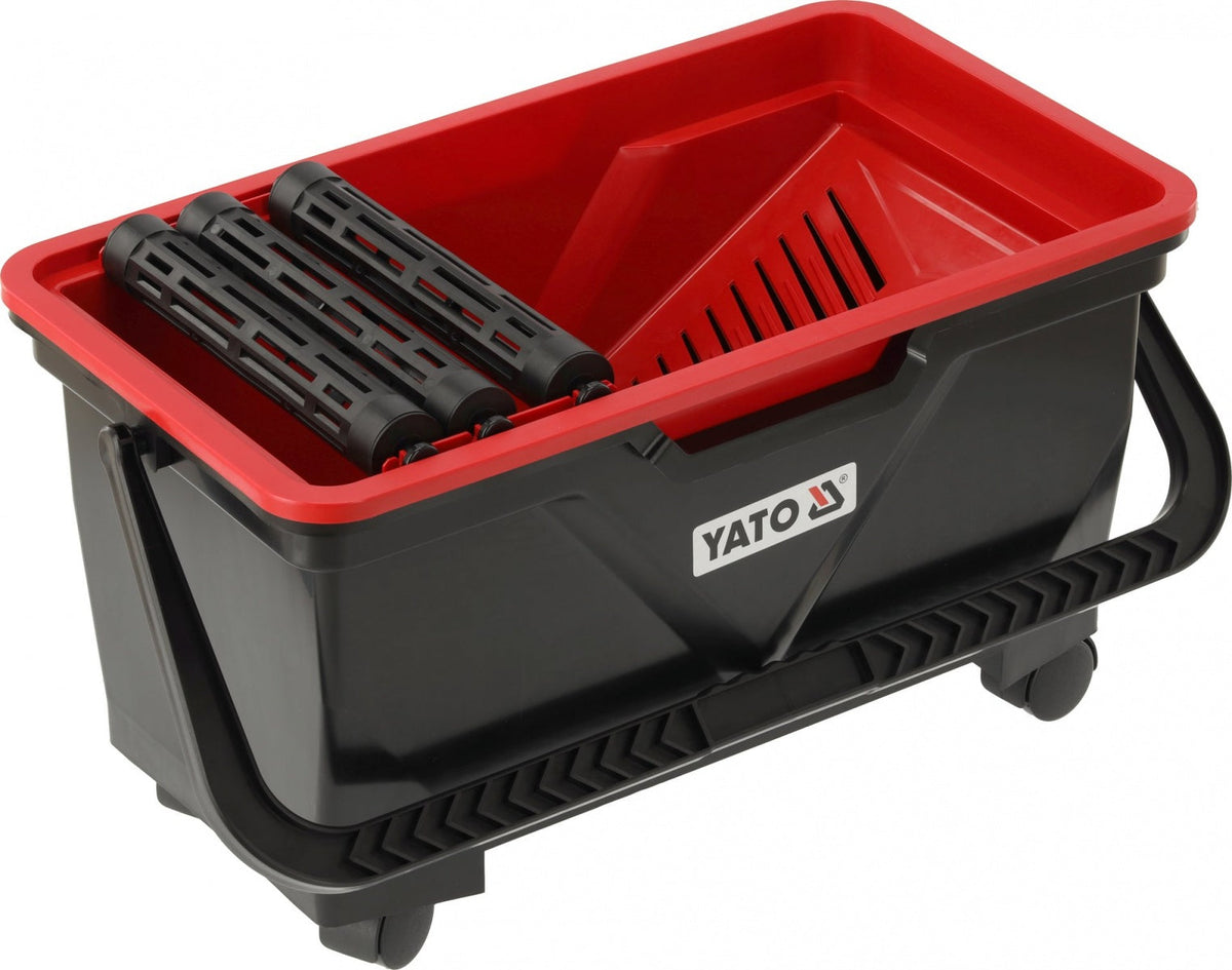 TILE LAYING AND CLEANING SET WITH 25 L BUCKET AND 2 SPONGES (YT-54760)