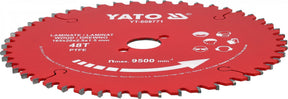 TCT CUTTING DISC FOR LAMINATE AND WOOD PTFE COATING | 165 MM | 48 TEETH | 20 MM (YT-608771)