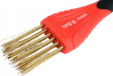 BRASS WIRE BRUSH | 200 MM | TWO-ROW (YT-63521)