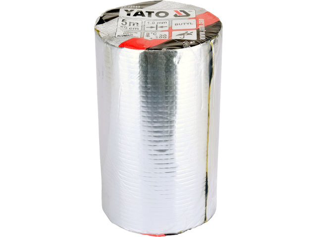 BUTYL SEALING TAPE WITH ALUMINIUM FOIL | 5 M × 20 CM (YT-72543)