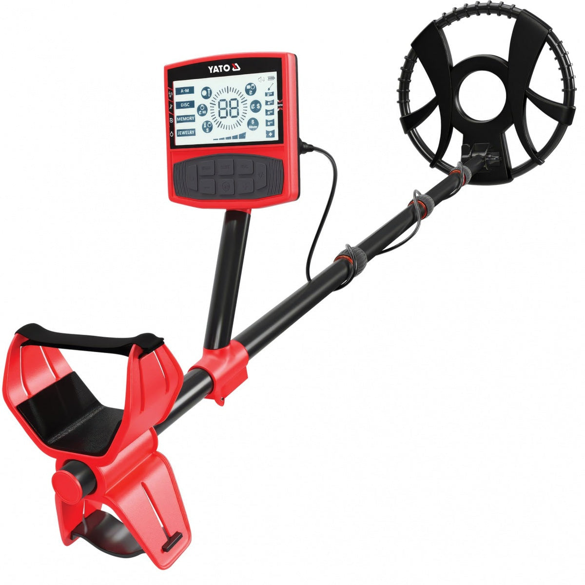 PROFESSIONAL METAL DETECTOR WITH LCD SCREEN | DETECTION DEPTH UP TO 22 CM (YT-73171)