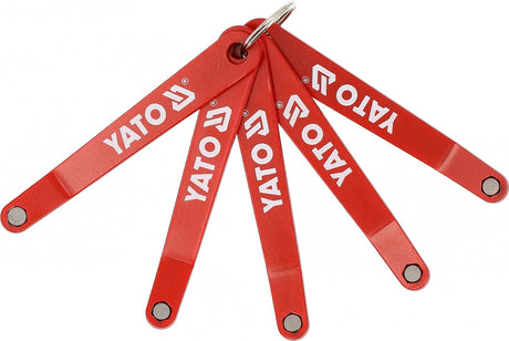 SCREWDRIVER SET | FOR HARD-TO-REACH AREAS | WITH HANGER | 5 PCS (YT-77750)