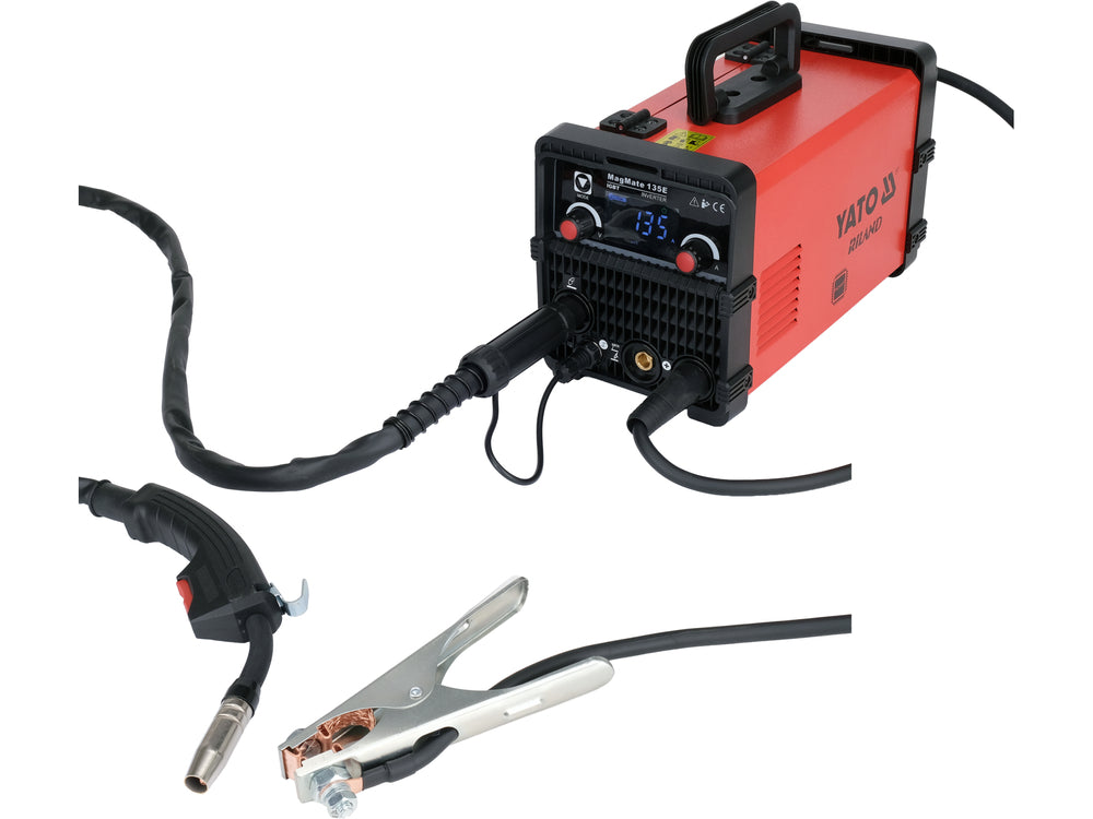 MAGMATE 135E INVERTER MIG-FLUX / MMA / TIG LIFT WELDING MACHINE WITH RICHIP MICROPROCESSOR | 125 A (YT-81400)