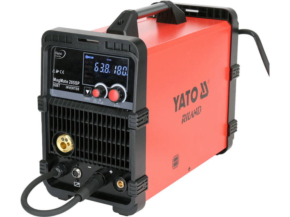 MAGMATE 205SP INVERTER MIG-MAG / FLUX / MMA / TIG LIFT WELDER WITH RICHIP MICROPROCESSOR | 200 A (YT-81401)