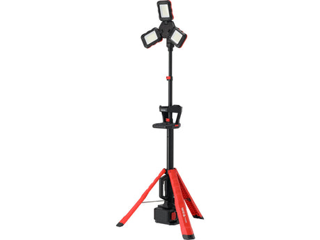 HYBRID LED FLOODLIGHT WITH TELESCOPIC STAND | 18 V / 230 V | 100 W | 10 000 LM (YT-818394)