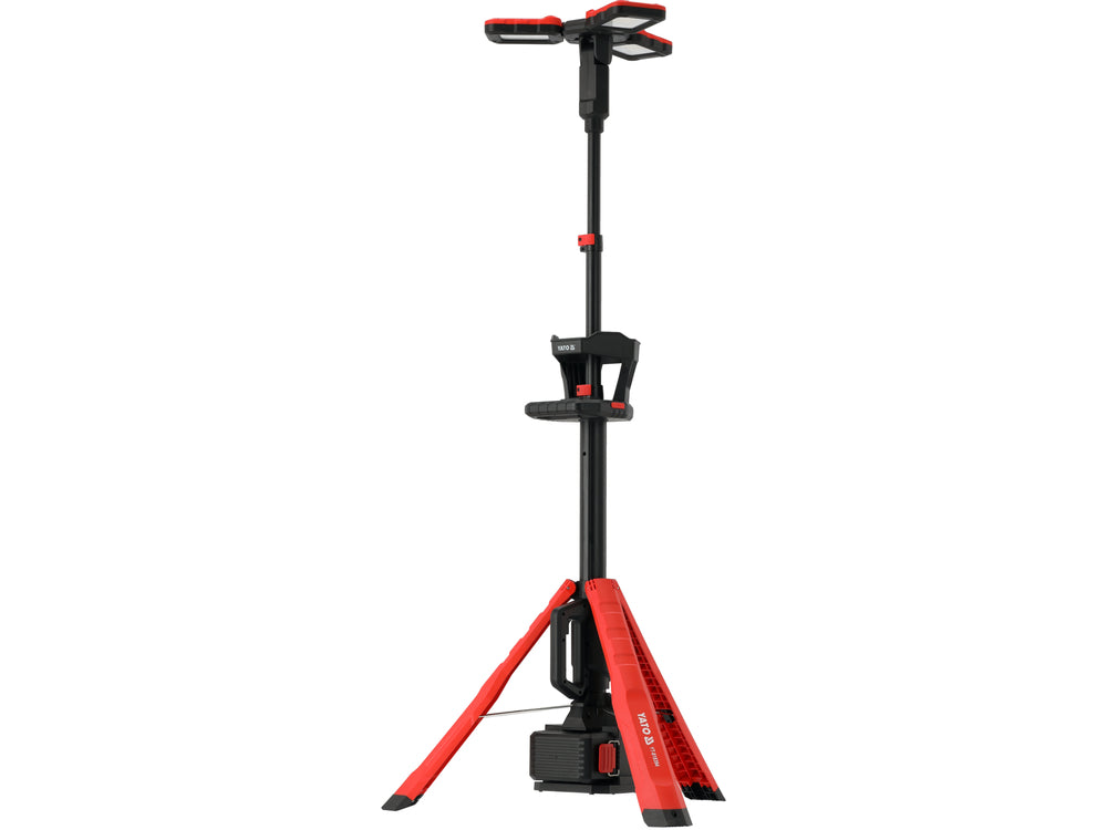 HYBRID LED FLOODLIGHT WITH TELESCOPIC STAND | 18 V / 230 V | 100 W | 10 000 LM (YT-818394)
