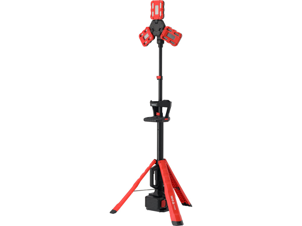 HYBRID LED FLOODLIGHT WITH TELESCOPIC STAND | 18 V / 230 V | 100 W | 10 000 LM (YT-818394)