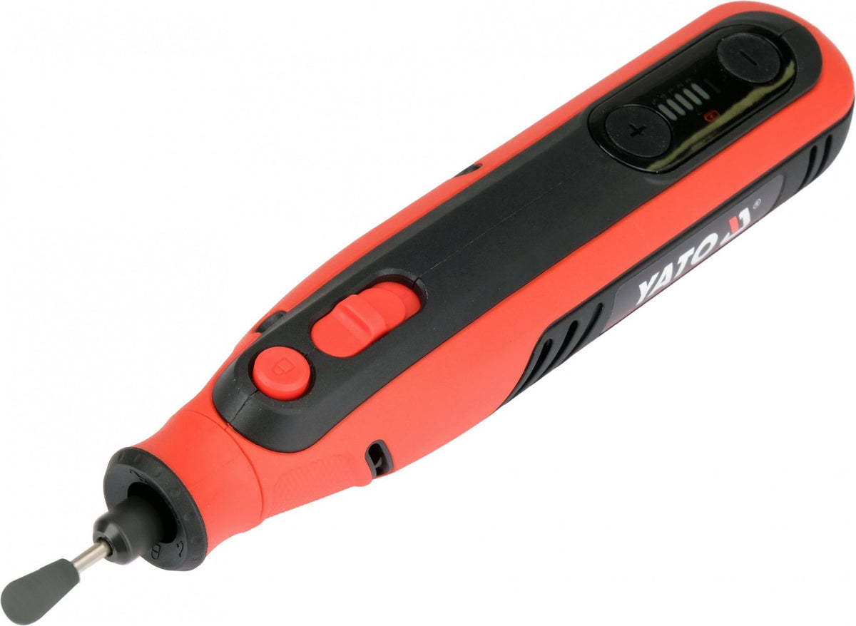 CORDLESS MINI GRINDER-ENGRAVER | 7.4 V | 2.0 Ah | 5000–30000 RPM | 102 ACCESSORIES (YT-82762)