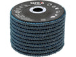 FLAP SANDING DISC | ZIRCONIUM | P60 | 125X22MM | 10 PCS (YT-833001)