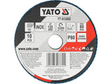 FLAP SANDING DISC | ZIRCONIUM | P80 | 125X22MM | 10 PCS (YT-833002)