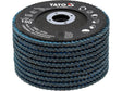 FLAP SANDING DISC | ZIRCONIUM | P100 | 125X22mm | 10 PCS (YT-833003)