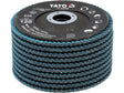 FLAP SANDING DISC | ZIRCONIUM | P120 | 125X22mm | 10 PCS (YT-833004)