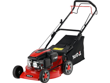 SELF-PROPELLED PETROL LAWNMOWER WITH 60 L BAG | 2.4 KW | 46 CM (YT-85502)