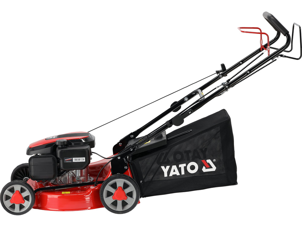 SELF-PROPELLED PETROL LAWNMOWER WITH 60 L BAG | 2.4 KW | 46 CM (YT-85502)